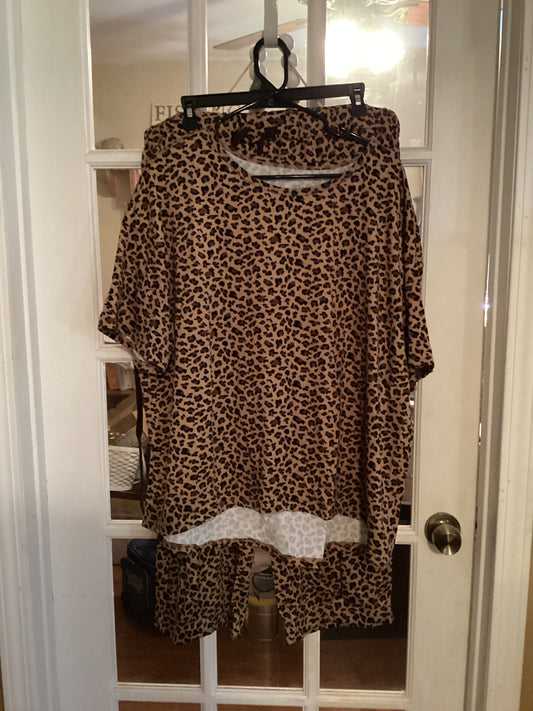 Leopard Print Casual Set