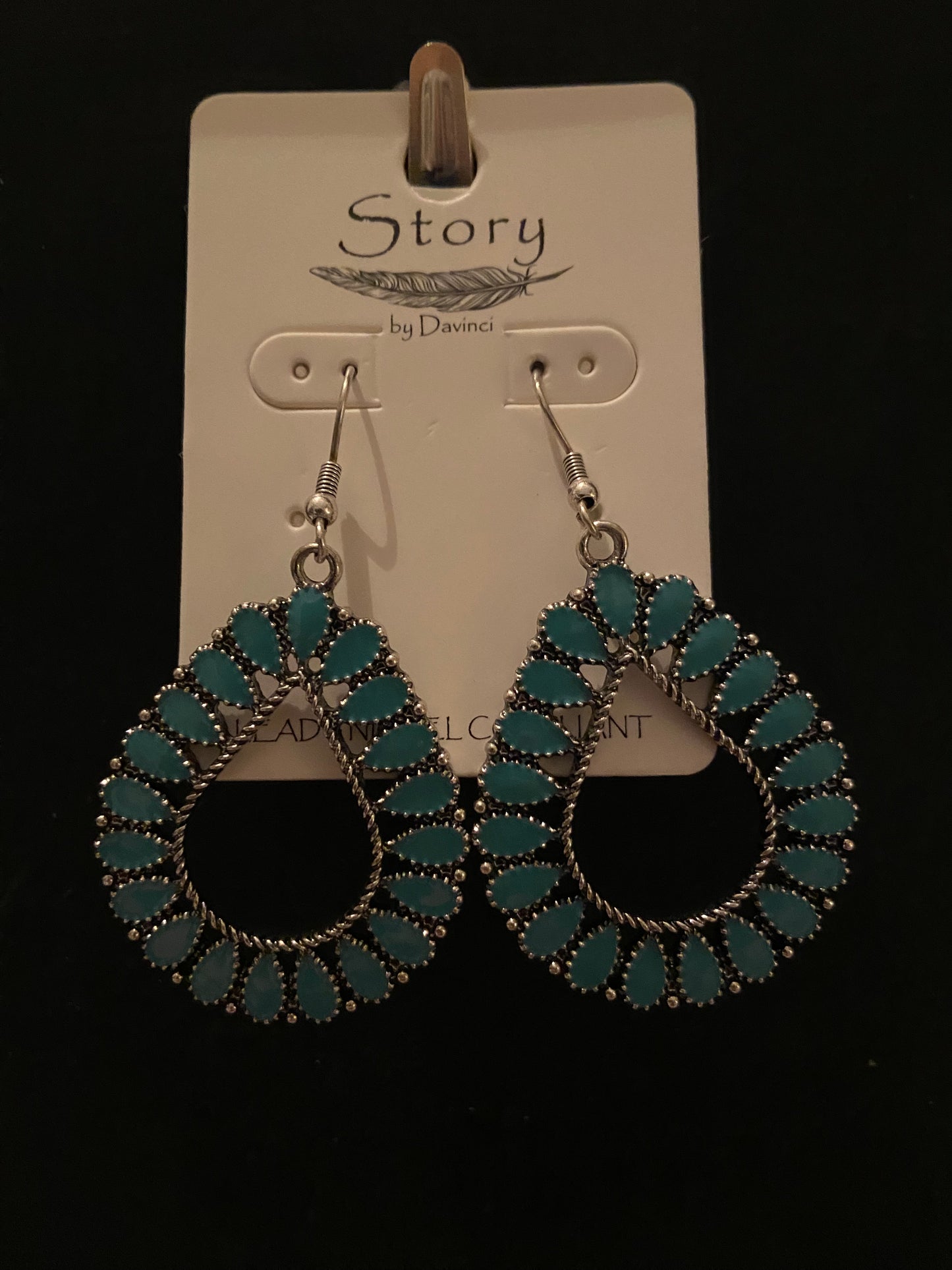 Turquoise Bridget Teardrop Earrings